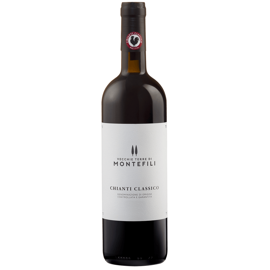 Vecchie Terre di Montefili Chianti Classico Wine bottle on a transparent background